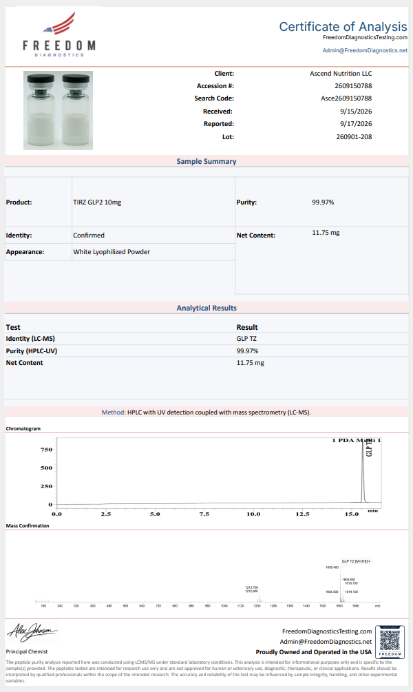 Certificate preview, Freedom Diagnostics